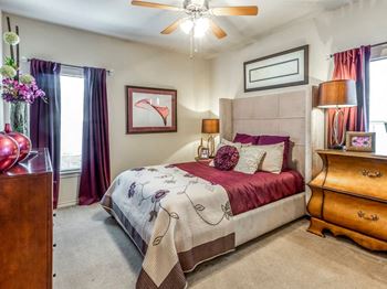 Ceiling fans in bedrooms